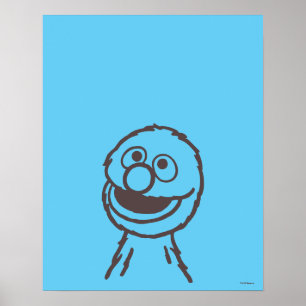 Sesamstraße   Grover Poster