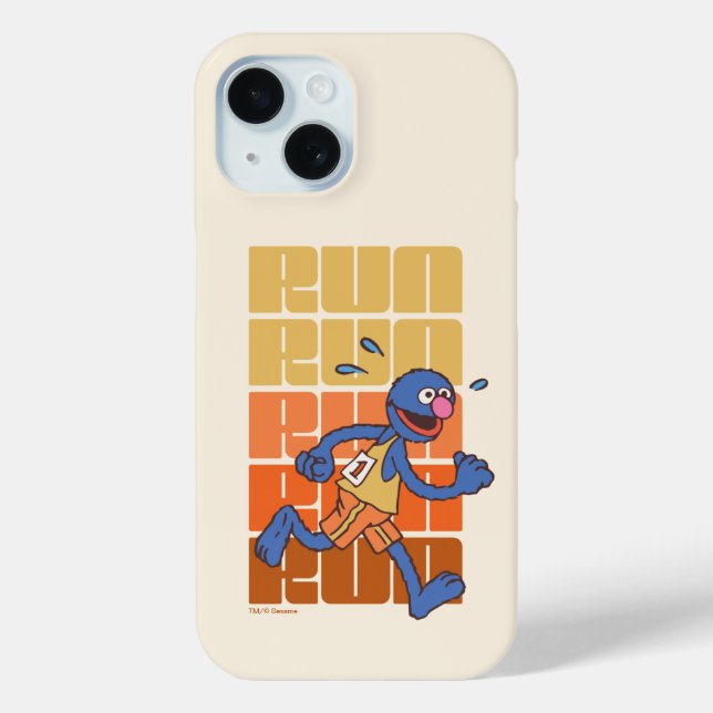 Sesamstraße | Grovers Runs Case-Mate iPhone Hülle (Rückseite)