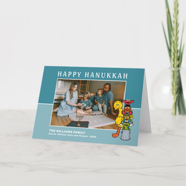 Sesamstraße | Happy Hanukkah Karte (Vorderseite)