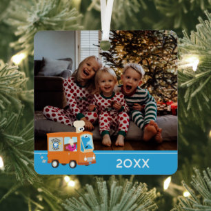 Sesamstraße   Keksmonster Food Truck Ornament Aus Metall