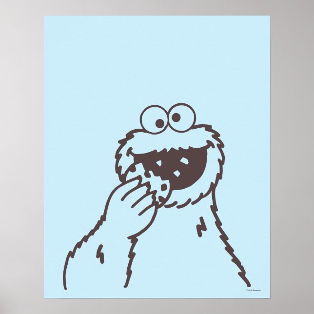 Sesamstraße | Krümelmonster Poster (Vorne)