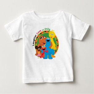 Sesamstraße   Lachen, Liebe und Einheit Baby T-shirt