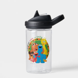Sesamstraße   Lachen, Liebe und Einheit Trinkflasche