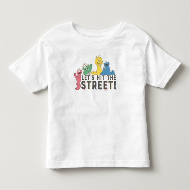Sesamstraße | Lasst uns die Straße treffen! Kleinkind T-shirt (Vorderseite)