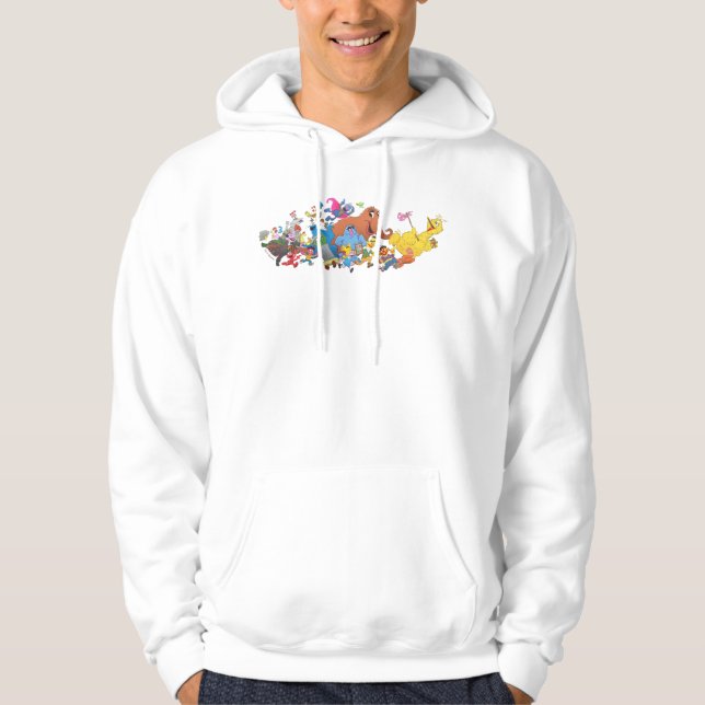 Sesamstraße laufen! Zeichenerkennung Hoodie (Vorderseite)
