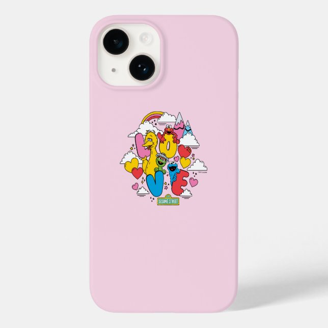Sesamstraße | LIEBE Case-Mate iPhone 14 Hülle (Rückseite)