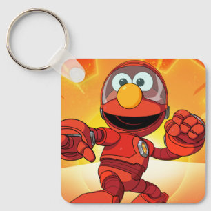 Sesamstraße Mecha Builders Elmo in Aktion Schlüsselanhänger
