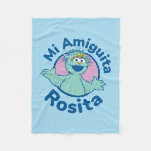 Sesamstraße Mi Amiguita Rosita Fleecedecke