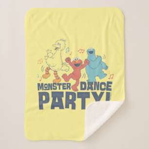 Sesamstraße Monster Dance Party Sherpadecke