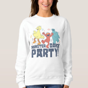 Sesamstraße   Monster Dance Party Sweatshirt