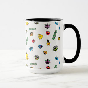 Sesamstraße-Muster Tasse