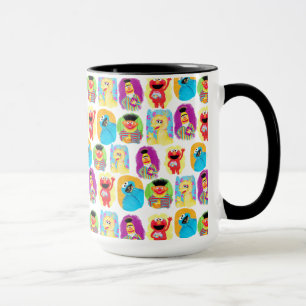 Sesamstraße-Muster Tasse