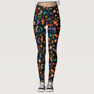 Sesamstraße   Niedliches Halloween-Muster Leggings