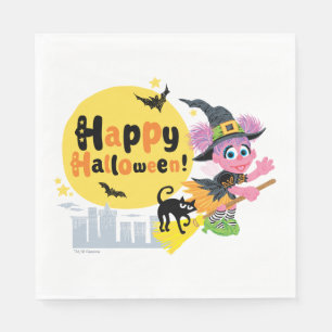 Sesamstraße   Niedliches Halloween-Muster Serviette