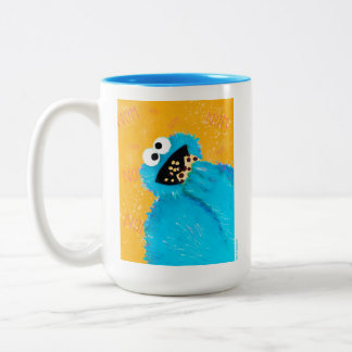 Sesamstraße | Nom Nom Cookie Monster Zweifarbige Tasse