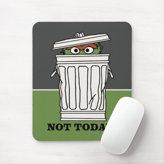 Sesamstraße | Oscar der Grouch nicht heute! Mousepad (Mit Mouse)