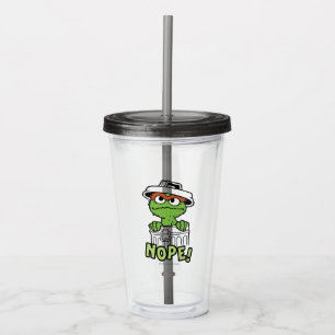 Sesamstraße   Oscar der Grouch Nope! Acryltrinkbecher