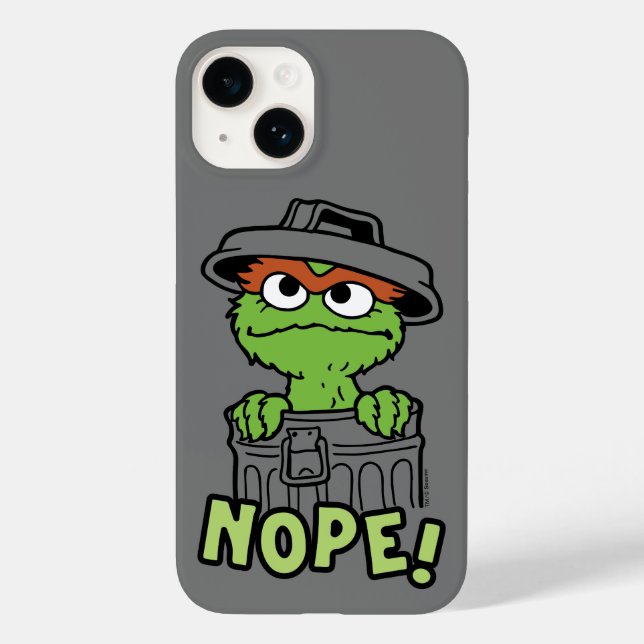 Sesamstraße | Oscar der Grouch Nope! Case-Mate iPhone 14 Hülle (Rückseite)