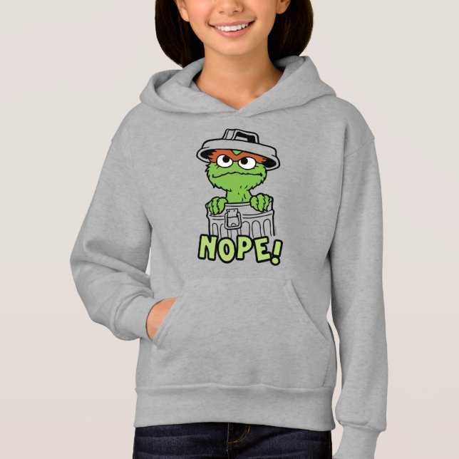 Sesamstraße | Oscar der Grouch Nope! Hoodie (Vorderseite)