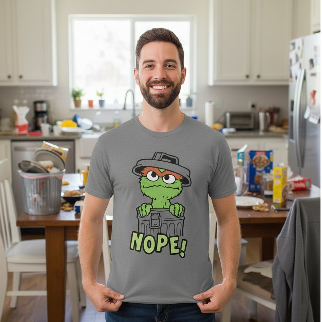 Sesamstraße | Oscar der Grouch Nope! T-Shirt (Von Creator hochgeladen)