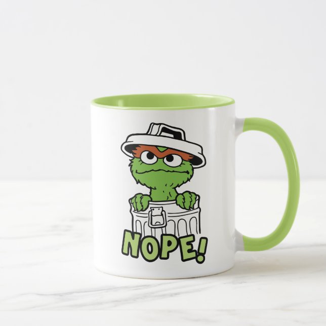 Sesamstraße | Oscar der Grouch Nope! Tasse (Rechts)