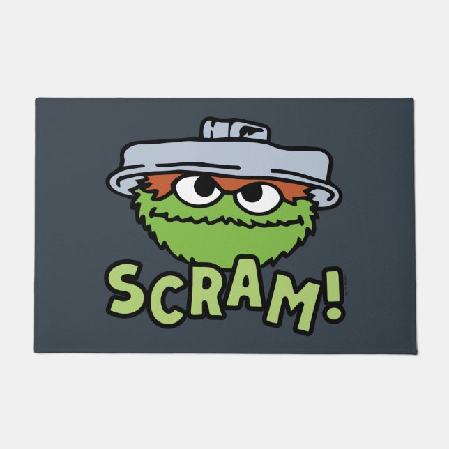 Sesamstraße | Oscar der Grouch Scram! Fußmatte (Vorderseite)
