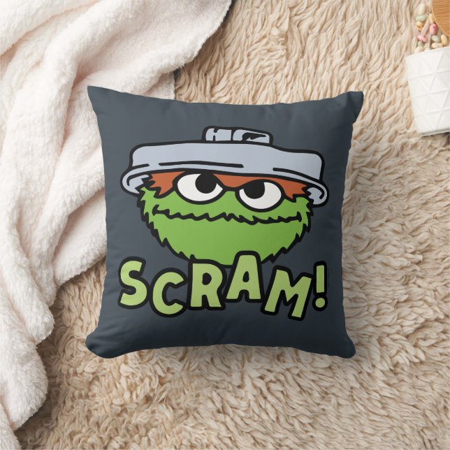 Sesamstraße | Oscar der Grouch Scram! Kissen (Decke)