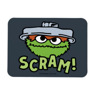 Sesamstraße   Oscar der Grouch Scram! Magnet