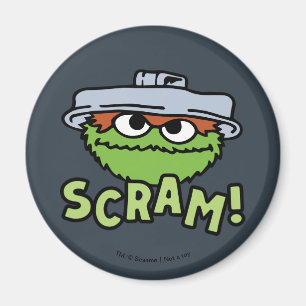 Sesamstraße   Oscar der Grouch Scram! Magnet