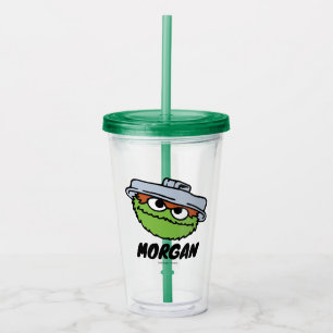 Sesamstraße   Oscar der Grouch Scram!   Name hinzu Acryltrinkbecher