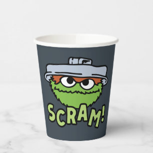 Sesamstraße   Oscar der Grouch Scram! Pappbecher