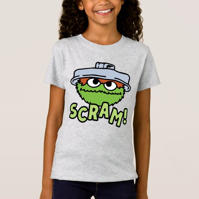 Sesamstraße | Oscar der Grouch Scram! T-Shirt (Vorderseite)