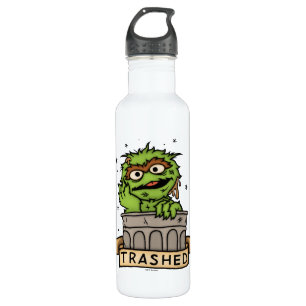 Sesamstraße   Oscar der Grouch Trashed Edelstahlflasche
