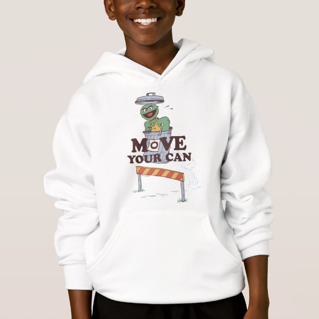 Sesamstraße | Oscar die Erde bewegen Ihre Dose Hoodie (Vorderseite)