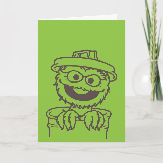Sesamstraße | Oscar, die Grouch Bright Karte (Vorderseite)