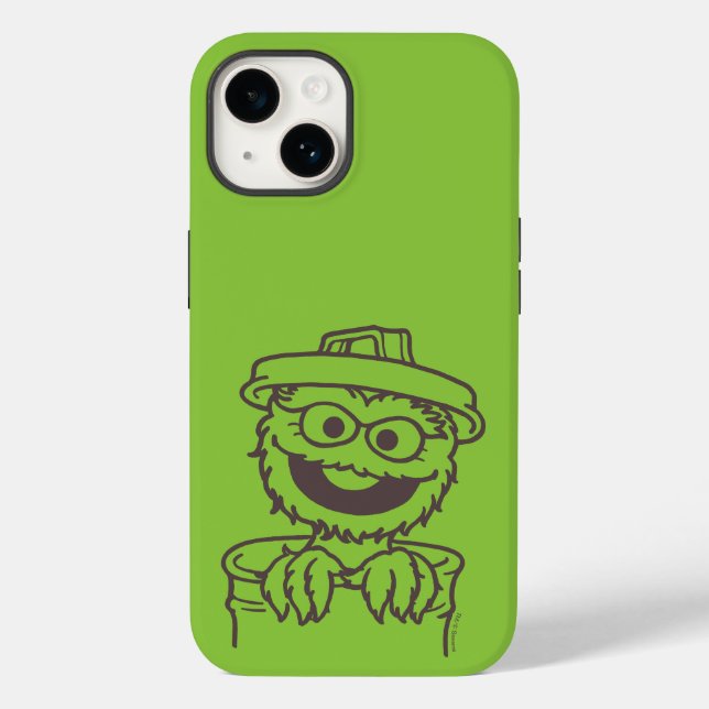 Sesamstraße | Oscar the Grouch Case-Mate iPhone 14 Hülle (Rückseite)