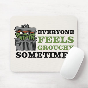 Sesamstraße   Oscar the Grouch Feels Grouchy Mousepad