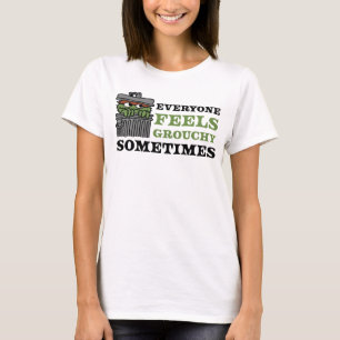 Sesamstraße Oscar the Grouch Feels Grouchy T-Shirt