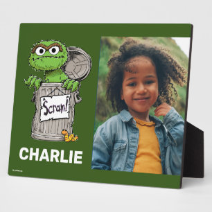 Sesamstraße Oscar the Grouch Fotoplatte