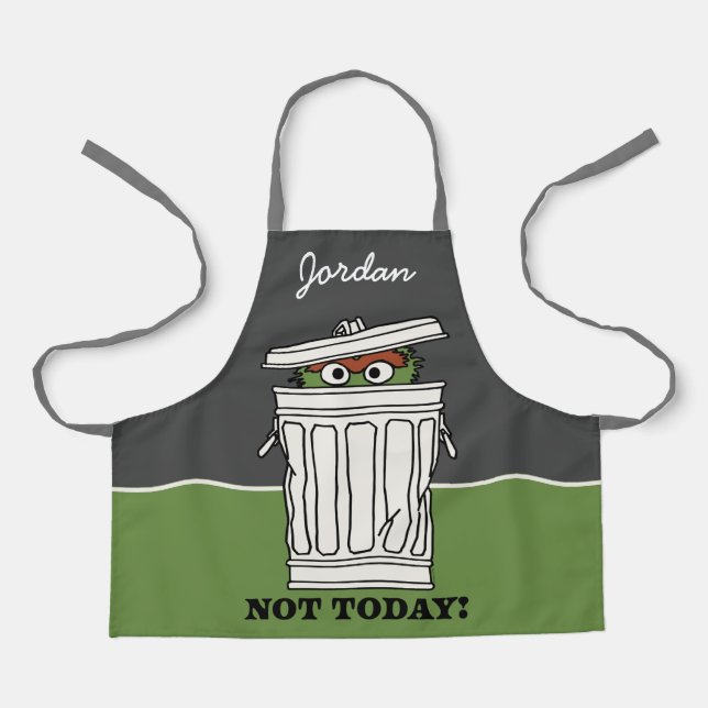 Sesamstraße | Oscar the Grouch | Name hinzufügen Schürze (Vorderseite)