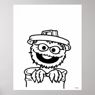 Sesamstraße Oscar the Grouch Poster