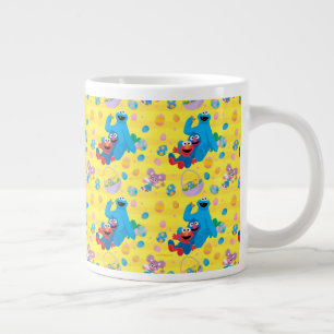 Sesamstraße Osterskassettenmuster Jumbo-Tasse