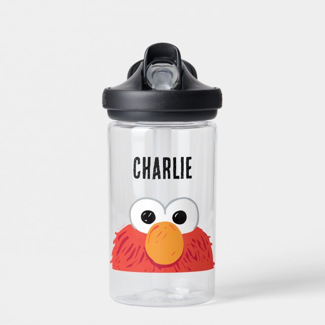Sesamstraße | Personalisiert Elmo Big Face Trinkflasche (Vorne)