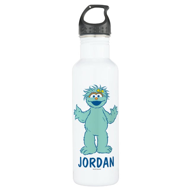 Sesamstraße | Personalisiert Rosita Edelstahlflasche (Vorderseite)
