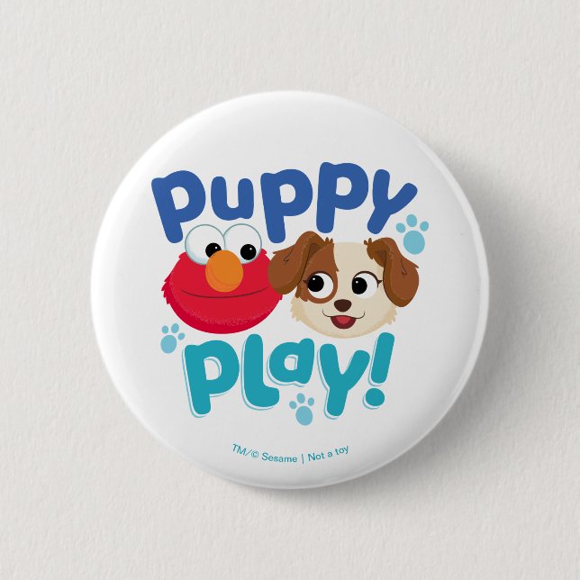 Sesamstraße | Puppy Play Elmo & Tango Button (Vorderseite)