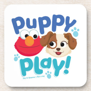 Sesamstraße Puppy Play Elmo & Tango Getränkeuntersetzer