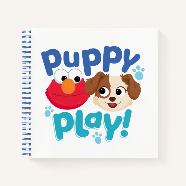 Sesamstraße | Puppy Play Elmo & Tango Notizbuch (Vorderseite)