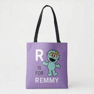 Sesamstraße R ist für Rosita Name hinzufüge Tasche