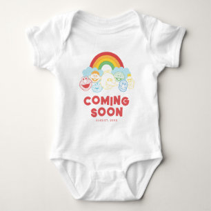 Sesamstraße Regenbogen Hallo, ich bin hier neu Baby Strampler