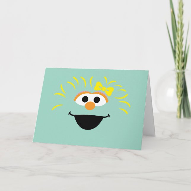 Sesamstraße | Rosita Face Art Karte (Vorderseite)